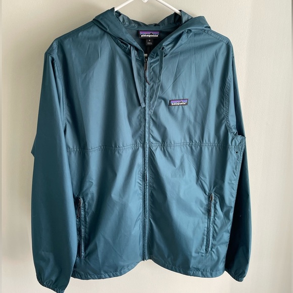 Patagonia Jackets & Blazers - Patagonia Lightweight Windbreaker Rain Jacket - Teal - Size Small